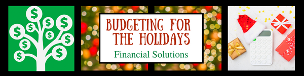 Budgeting for the holidays banner
